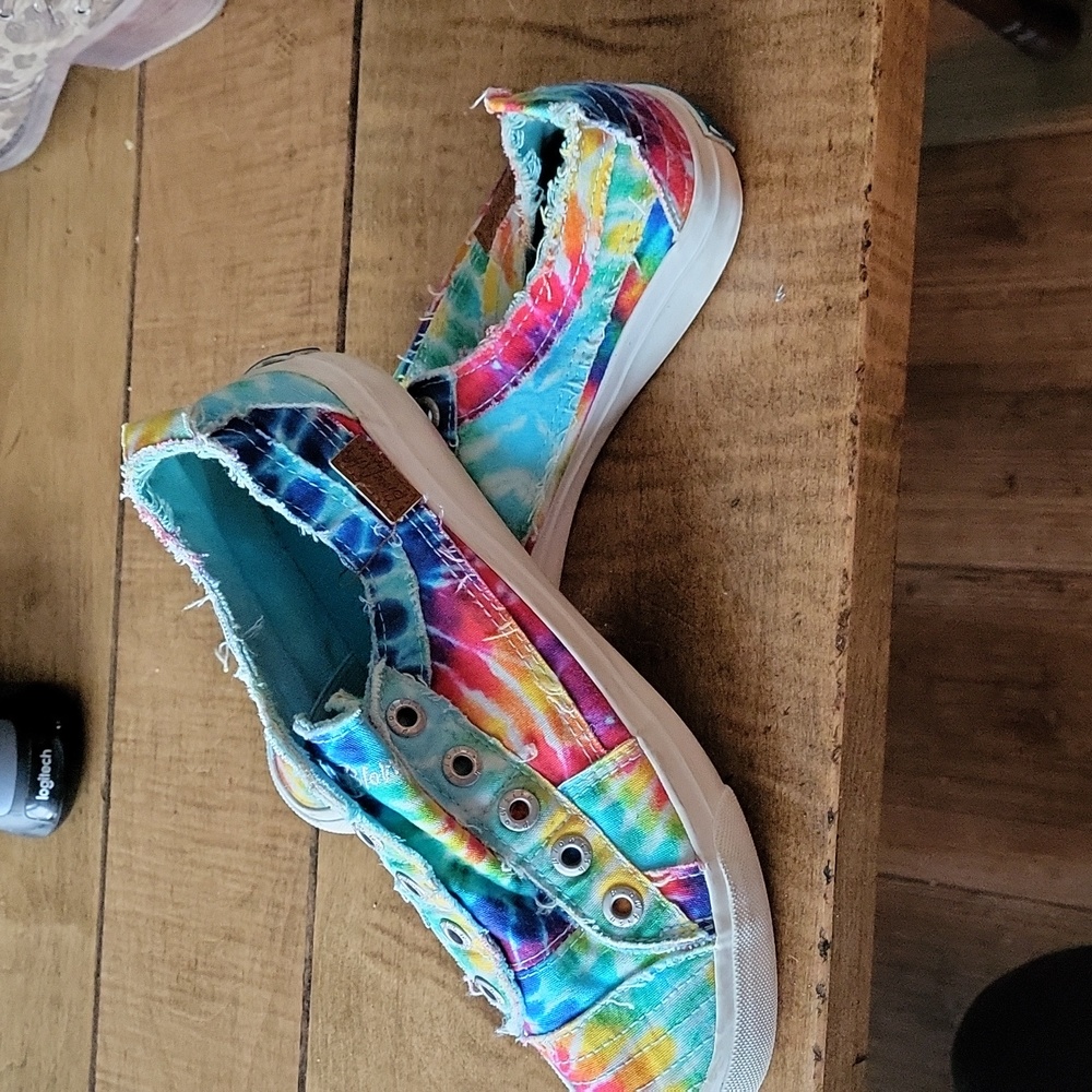 Tie dye sneakers